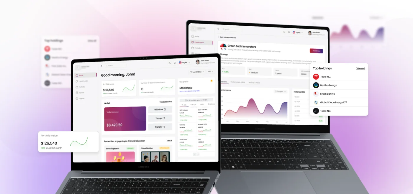 Investment Dashboard Banner