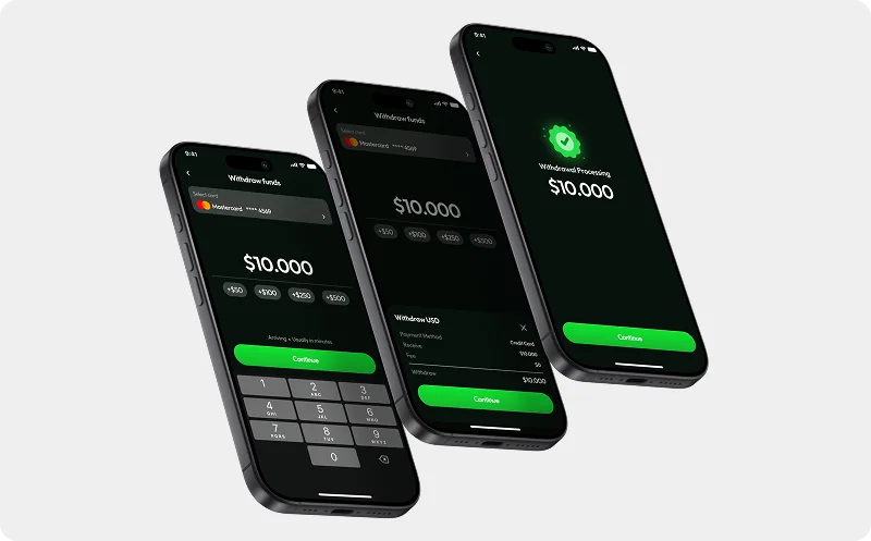 Trading App Mockup 3